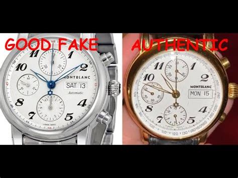 spot fake montblanc watch|mont blanc counterfeit watch.